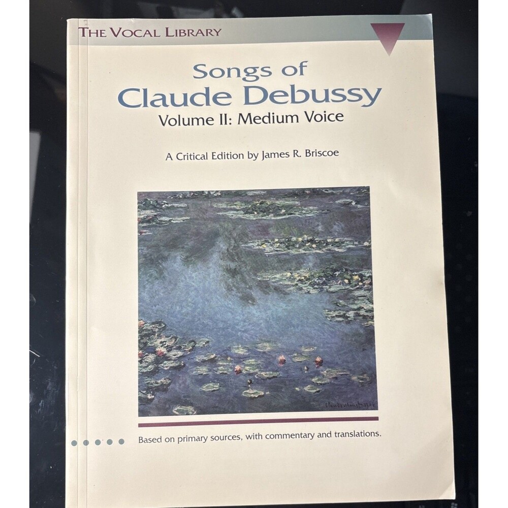 Songs of Claude Debussy Volume II Medium Voice Hal Leonard Vocal Sheet Music
